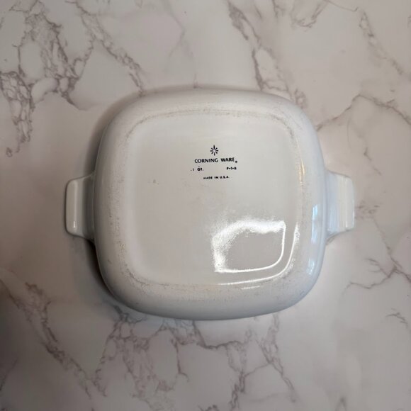 Vintage Corning Ware P-1-B Blue Cornflower – 1 Qt Casserole w/ Lid Mid-Mod 60s - Picture 5 of 7